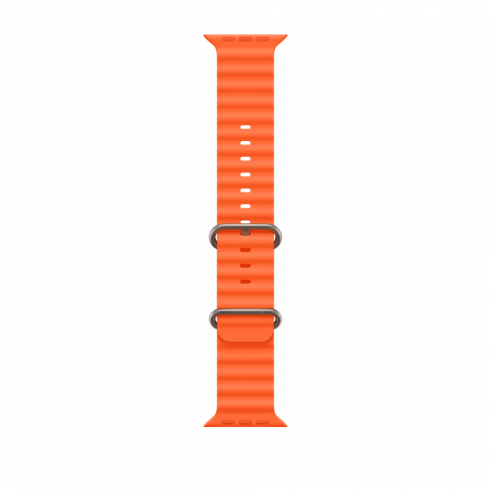 Apple Watch Ultra2 Cellular, 49mm Titanium Case w Orange Ocean Band [4]