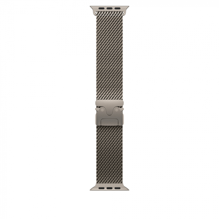 Apple Watch Ultra2 v2 Cellular 49mm Natural Titanium Case with Natural Titanium Milanese Loop - S [2]