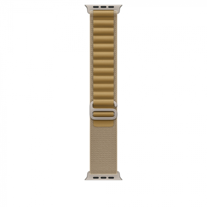 Apple Watch Ultra2 v2 Cellular 49mm Natural Titanium Case with Tan Alpine Loop - Large [3]