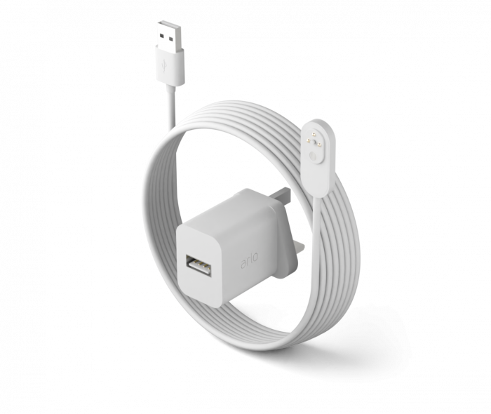 Arlo (acc.) Indoor Magnetic Charging Cable 2.5m - White [3]