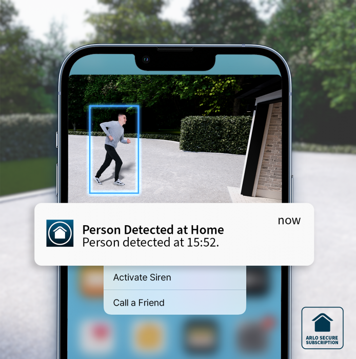 Arlo Essential (Gen.2) Video Doorbell and Chime 2K Security wireless - 1 Doorbell and chime - White [5]