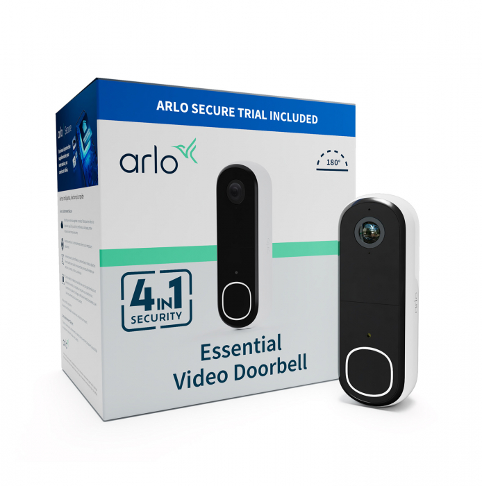 Arlo Essential (Gen.2) Video Doorbell FHD Security wireless - 1 Doorbell - White [9]