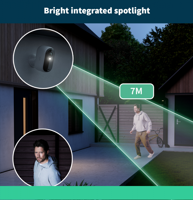 Arlo Essential Hard bundle - (Gen.2) [1x VMK3050-100UK] 2K Outdoor Security Camera + (Gen.2) [1x AVD3001-100EUS] Video Doorbell FHD Security wireless - White [5]