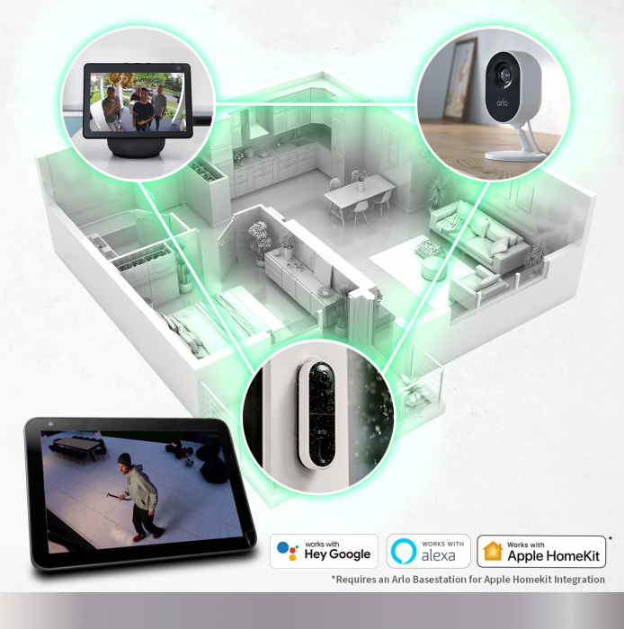 Arlo Pro 5 Outdoor Security Camera - 3 Camera Kit - (Base station not included) - Black [7]