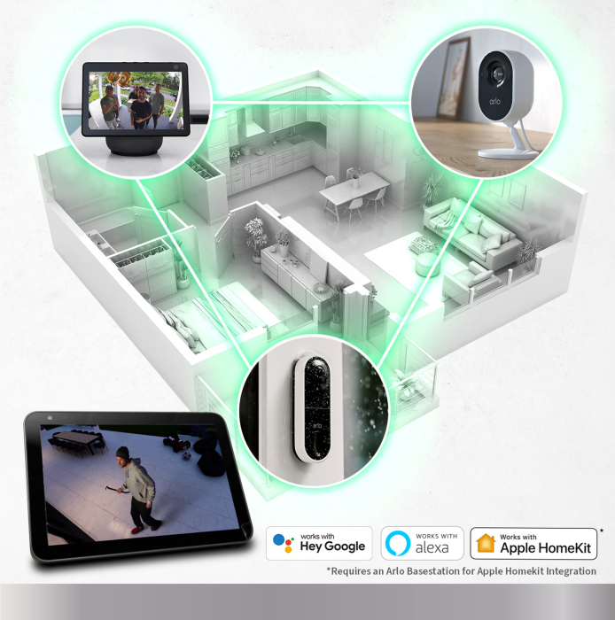 Arlo Pro 5 Outdoor Security Camera - 4 Camera Kit - (Base station not included) - White [9]