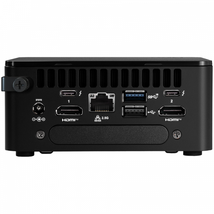 ASUS NUC 13pro/RNUC13ANHI700002I/Intel Core i7-1360p/Intel Iris Xe Graphics/4xUSB/M.2 22x80 NVMe; 22x42 SATA/2.5'' SATA slot/2,5Gbe LAN/2xHDMI/ 2x Thunderbolt 4 (USB-C+DP)/no Storage/no RAM/AX211.NGWG [2]