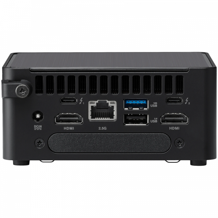 ASUS NUC 14pro/RNUC14RVHU700002I/Intel Ultra 7 155H/Intel Arc graphics/4xUSB/M.2 22x80 NVMe; 22x42 NVMe/2.5'' SATA slot/2,5Gbe LAN/2xHDMI/ 2x Thunderbolt 4 (USB-C+DP)/no Storage/no RAM/AX211.D2WG.NV/n [3]