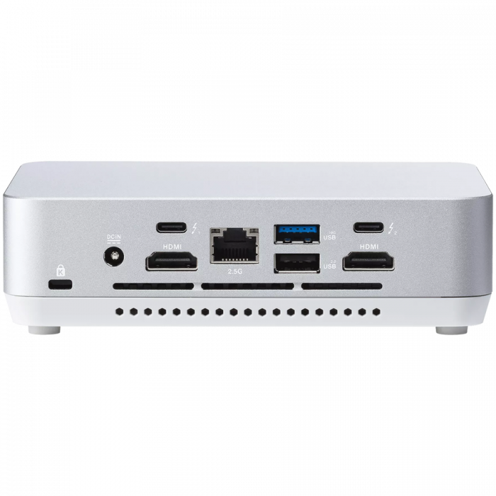 ASUS NUC 14pro+/RNUC14RVSU700002I/Intel Ultra 7 155H/Intel Arc graphics/4xUSB/M.2 22x80 NVMe; 22x42 NVMe/2,5Gbe LAN/2xHDMI/ 2x Thunderbolt 4 (USB-C+DP)/no Storage/no RAM/AX211.D2WG.NV/no OS/EU Cord/Ki [2]
