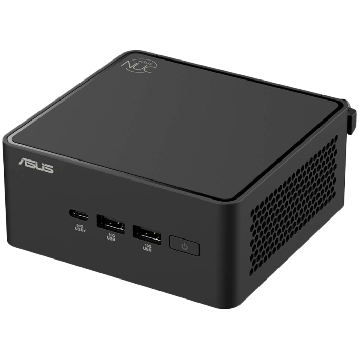 ASUS NUC 15 PRO/RNUC15CRHV700002/Ultra 7 265H vPro 28W/Intel Arc graphics/no RAM/no Storage/Intel Wi-Fi 7 BE201/USB Total - 7/4 USB Type-A/3 USB Type-C (1x USB3.2 + 2x TB4)/2x HDMI 2.1/Support Display [2]