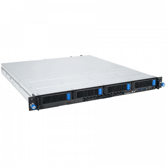 ASUS RS300-E12-RS4/450W 1U server barebone, UP, 4x3.5” Hot-Swap HDD Bays, 4 DIMM slots, 2 x 1Gb I210AT, 1 x Mgmt LAN, 1+1 Redundant 450W [2]