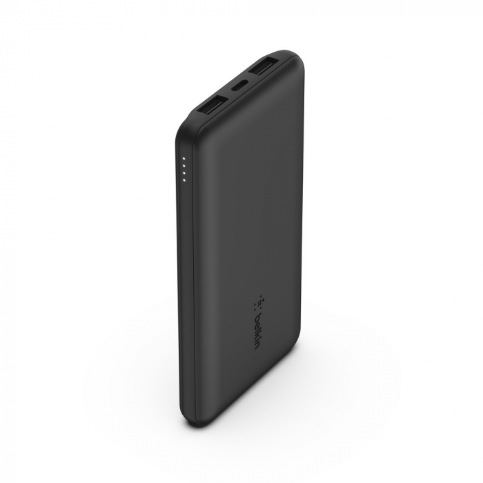 Belkin BOOST CHARGE (10000 mAH) Power Bank with USB-C 15W - Dual USB-A - 15cm USB-A to C Cable - Black [2]