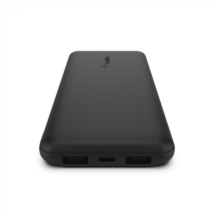 Belkin BOOST CHARGE (10000 mAH) Power Bank with USB-C 15W - Dual USB-A - 15cm USB-A to C Cable - Black [5]