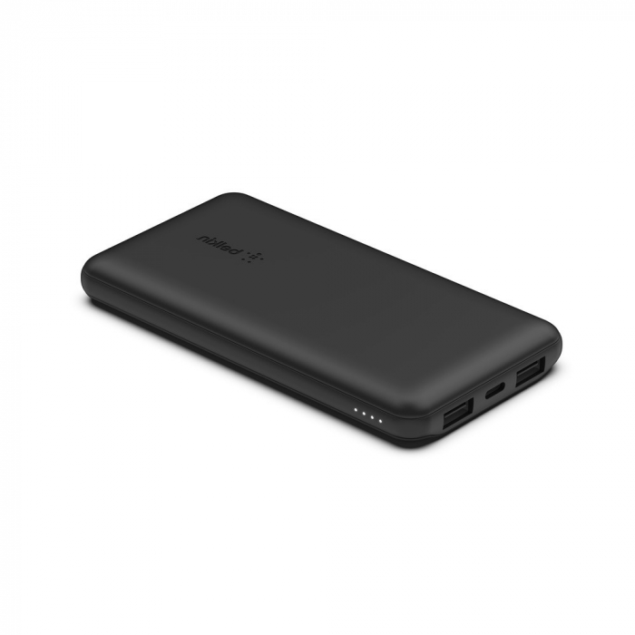 Belkin BOOST CHARGE (10000 mAH) Power Bank with USB-C 15W - Dual USB-A - 15cm USB-A to C Cable - Black [3]