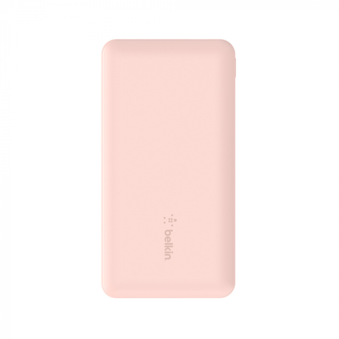 Belkin BOOST CHARGE (10000 mAH) Power Bank with USB-C 15W - Dual USB-A - 15cm USB-A to C Cable - Pink [5]