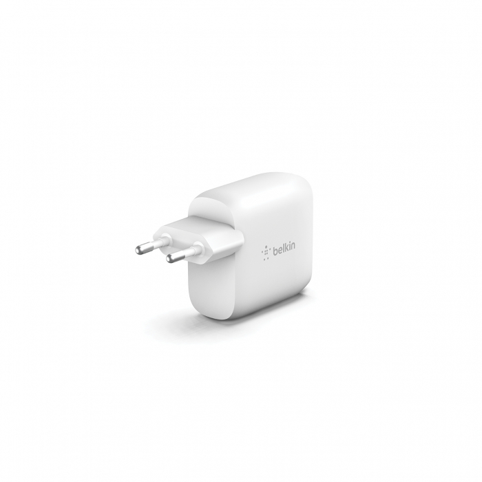 Belkin BOOST CHARGE 24w 12w X2 USB-A, Dual Wall Charger - White [2]