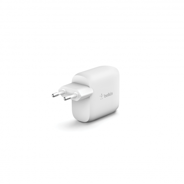 Belkin BOOST CHARGE 24w USB-A Dual  Wall Charger w/ 1m  A-C - White [3]
