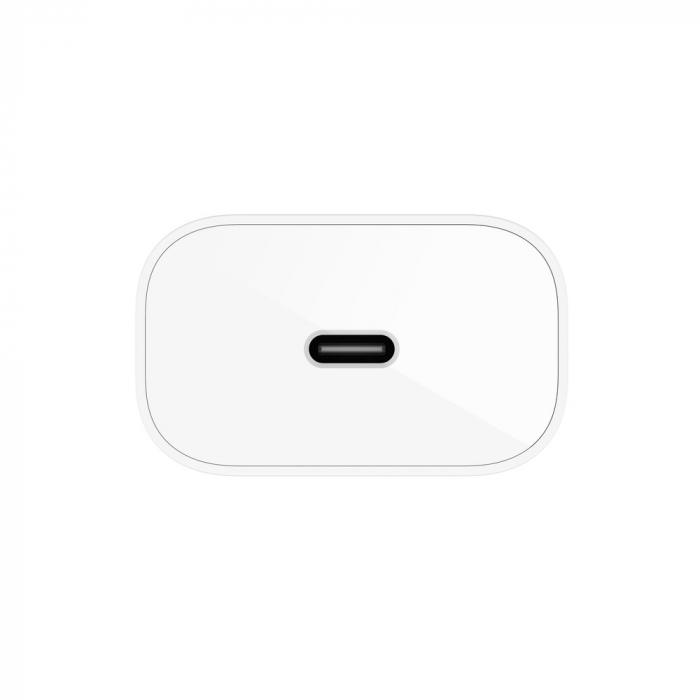 Belkin BOOST CHARGE 25w USB-C PD PPS Single Wall Charger w/ 1m C- Ltg Cable - White [6]