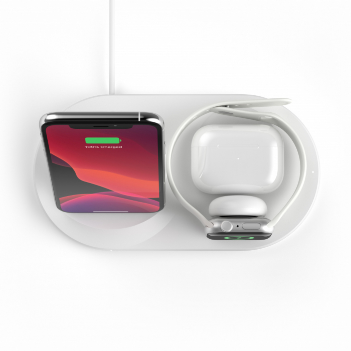 Belkin BOOST CHARGE 3-in-1 Wireless Charger for Apple Devices - White [8]