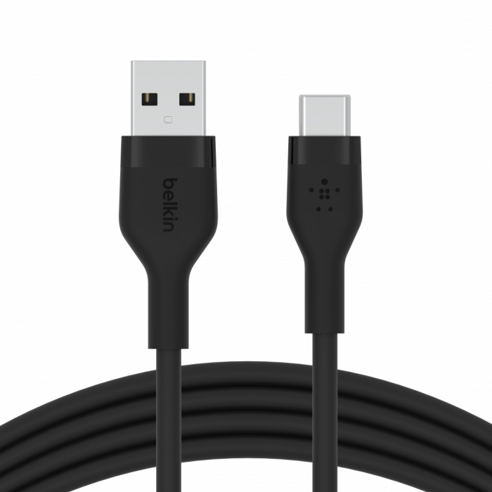 Belkin BOOST CHARGE Flex Silicone cable USB-A to USB-C - 1M - Black [2]