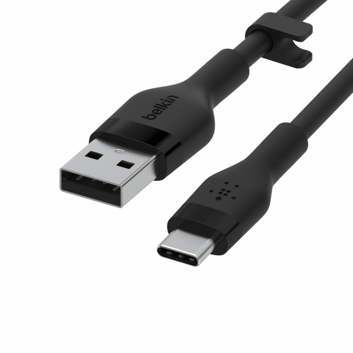 Belkin BOOST CHARGE Flex Silicone cable USB-A to USB-C - 3M - Black [5]