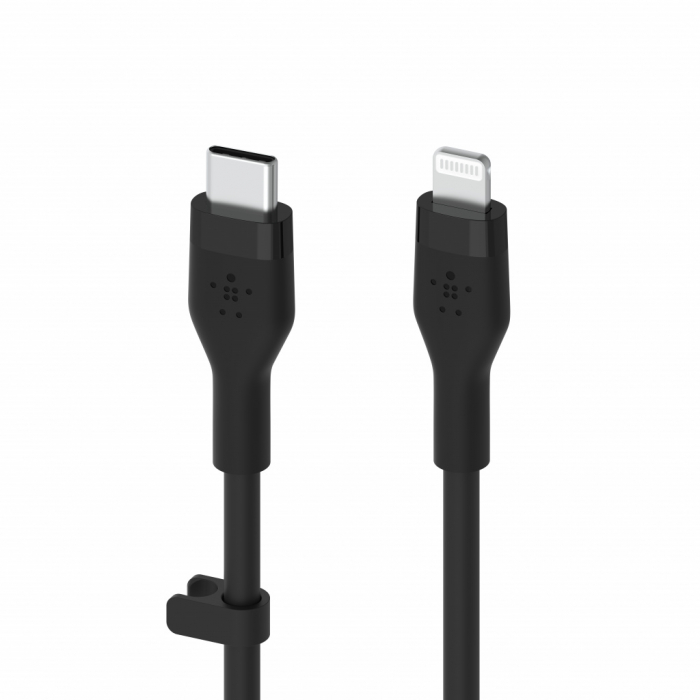 Belkin BOOST CHARGE Flex Silicone cable USB-C to Lightning - 1M - Black [4]