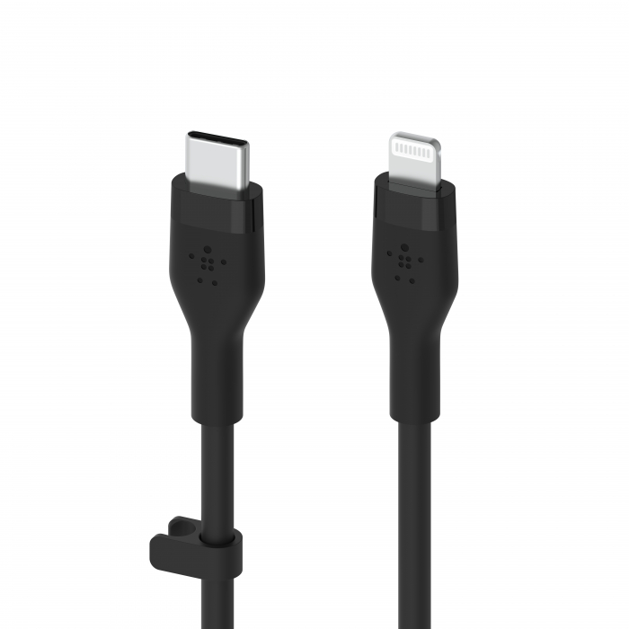 Belkin BOOST CHARGE Flex Silicone cable USB-C to Lightning - 3M - Black [2]