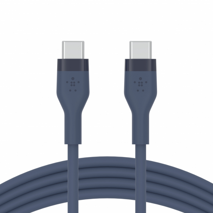 Belkin BOOST CHARGE Flex Silicone cable USB-C to USB-C 2.0 - 1M - Blue [2]