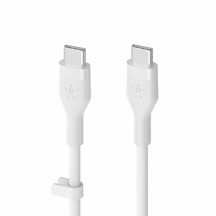 Belkin BOOST CHARGE Flex Silicone cable USB-C to USB-C 2.0 - 2M - White [4]