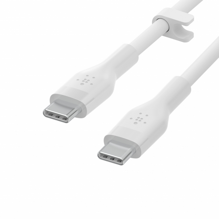 Belkin BOOST CHARGE Flex Silicone cable USB-C to USB-C 2.0 - 2M - White [5]