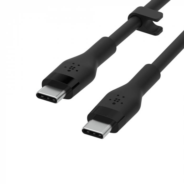 Belkin BOOST CHARGE Flex Silicone cable USB-C to USB-C 2.0 - 3M - Black [4]