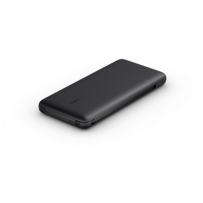 Belkin BOOST CHARGE Plus 10K USB-C Power Bank with Integrated Cables - Black [4]
