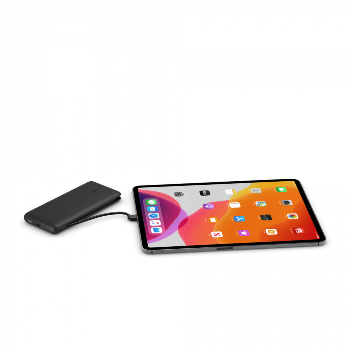 Belkin BOOST CHARGE Plus 10K USB-C Power Bank with Integrated Cables - Black [5]