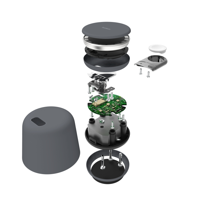 Belkin BOOST CHARGE PRO 2-in-1 Wireless Charging Dock with MagSafe 15W - Charcoal [5]