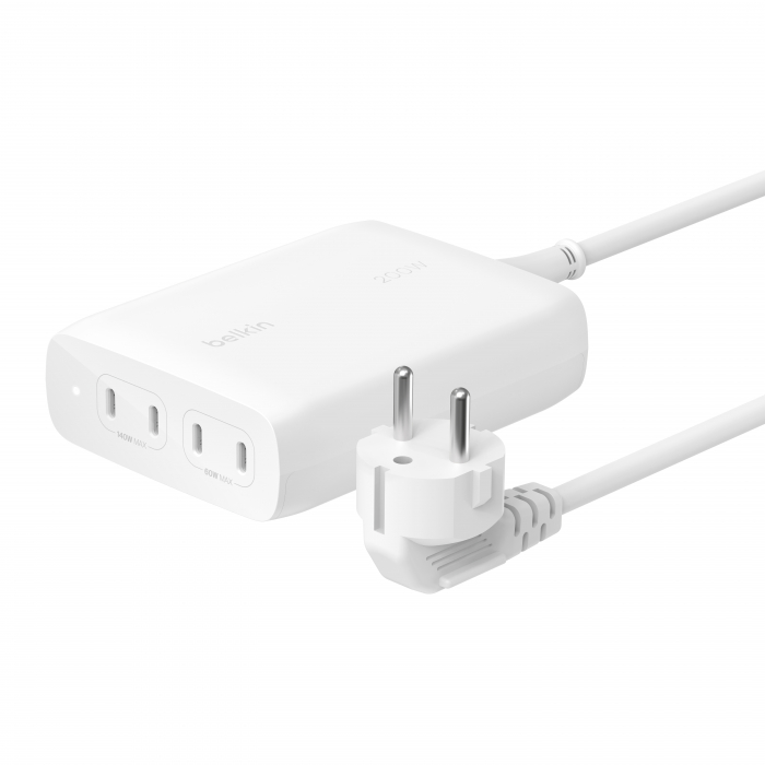 Belkin BOOST CHARGE PRO 200W 4-Port USB-C GaN Charger - White [2]