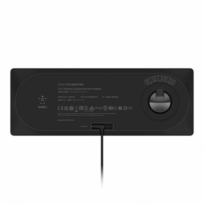 Belkin BOOST CHARGE Pro 3in1 Wireless Charging Pad with MagSafe - Black [5]