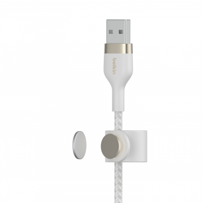 Belkin BOOST CHARGE PRO Flex USB-A to LTG, Braided Silicone Cable - 3M - White [4]