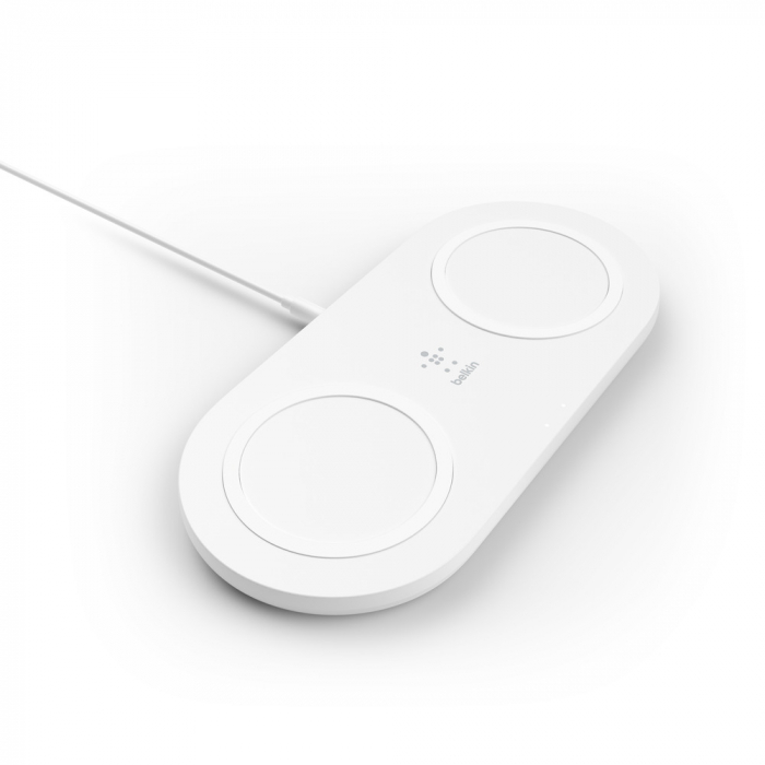 Belkin BOOST CHARGE Qi 15w wireless Charging Dual Pad w PSU (EU Power Supply Included) - White [8]