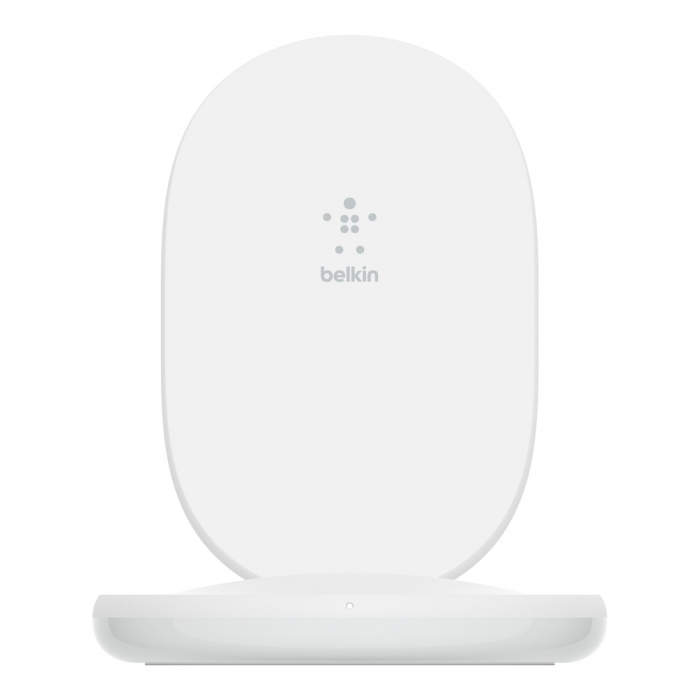 Belkin BOOST CHARGE Qi 15w wireless Charging Stand w PSU  (EU Power Supply Included) -White [9]