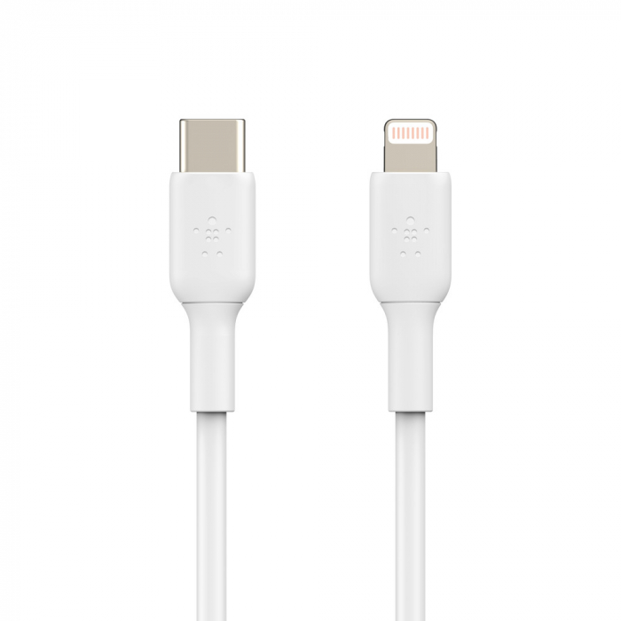 Belkin BOOST CHARGE USB-C to Lightning Cable, PVC - 1M - White [5]