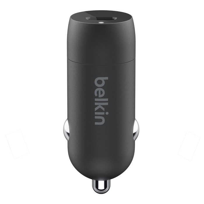 Belkin BoostCharge 30W USB-C Car Charger + USB-C to Lightning cable - Black [2]