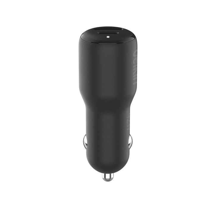 Belkin BoostCharge Dual Car Charger 42W- 30W USB-C PD PPS + 12w USB-A Car Charger - Black [4]