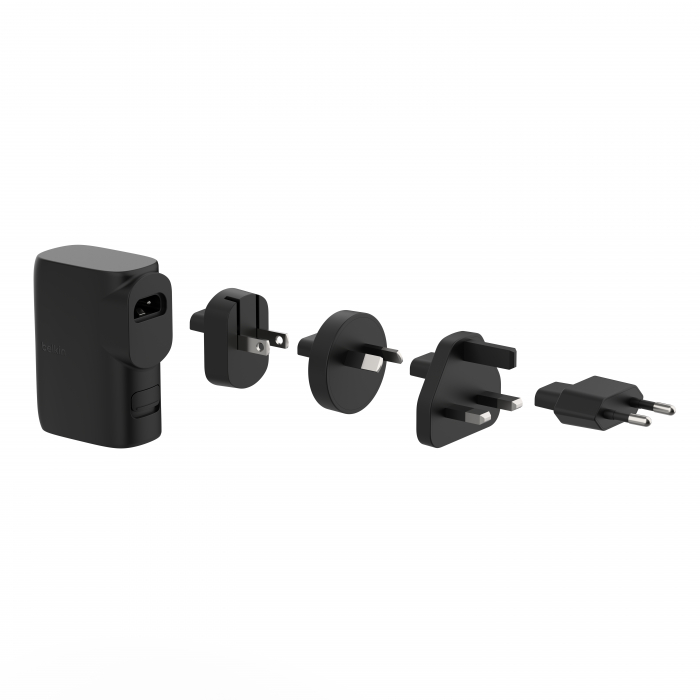 Belkin BOOSTCHARGE Hybrid Wall Travel Charger 25w + 5k Power Bank, UK, EU, US, AU - Black [6]