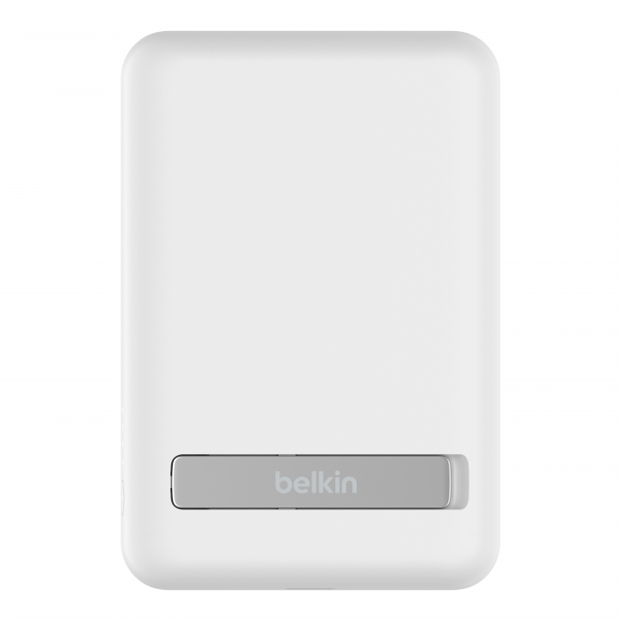 Belkin BOOSTCHARGE Magnetic Wireless Power Bank with kick stand 5,000mAh - White [7]