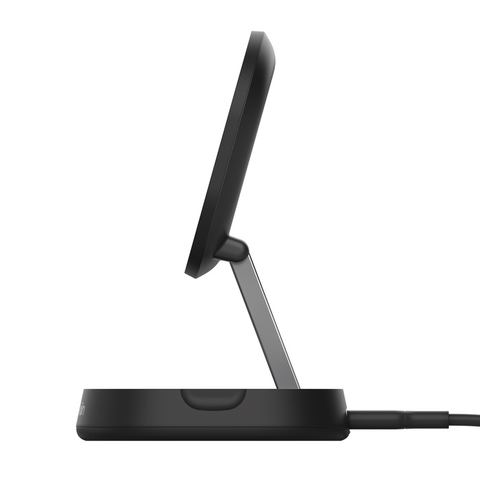 Belkin BOOSTCHARGE PRO Convertible Qi2 15w Magnetic Charging Stand, w/PSU - Black [4]