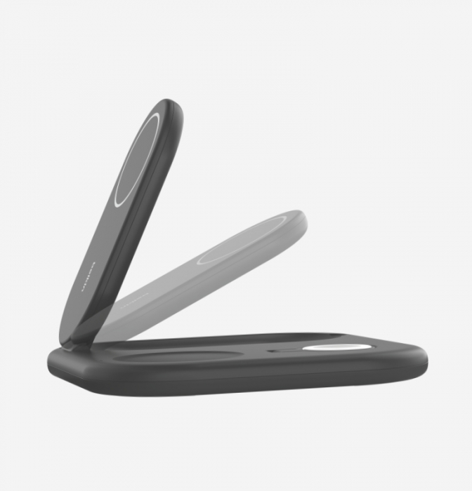 Belkin BOOSTCHARGE Qi2 15w Magnetic 3in1 Stand - Black [4]