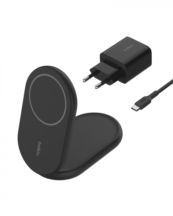 Belkin BOOSTCHARGE Qi2 15w Magnetic Stand - Black [3]