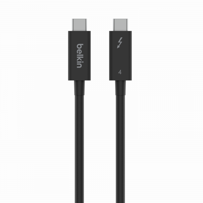Belkin CONNECT Thunderbolt 4 Cable, 2M, Active Active Cable 2m - Black [2]