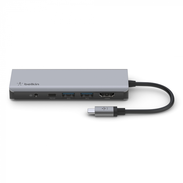 Belkin CONNECT USB-C 7in1 Multiport adapter - Grey [3]