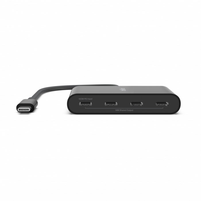 Belkin CONNECT USB-C to 4-Port USB-C Hub - Black [2]