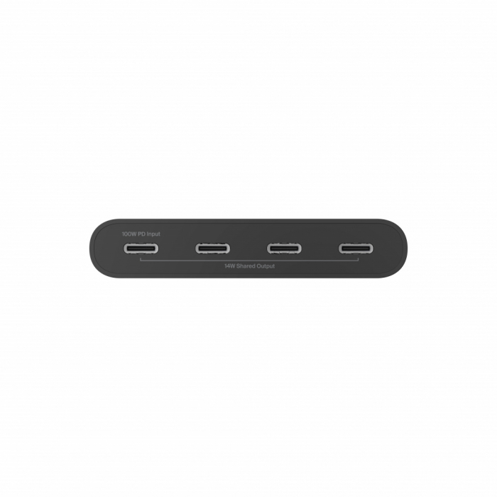 Belkin CONNECT USB-C to 4-Port USB-C Hub - Black [5]